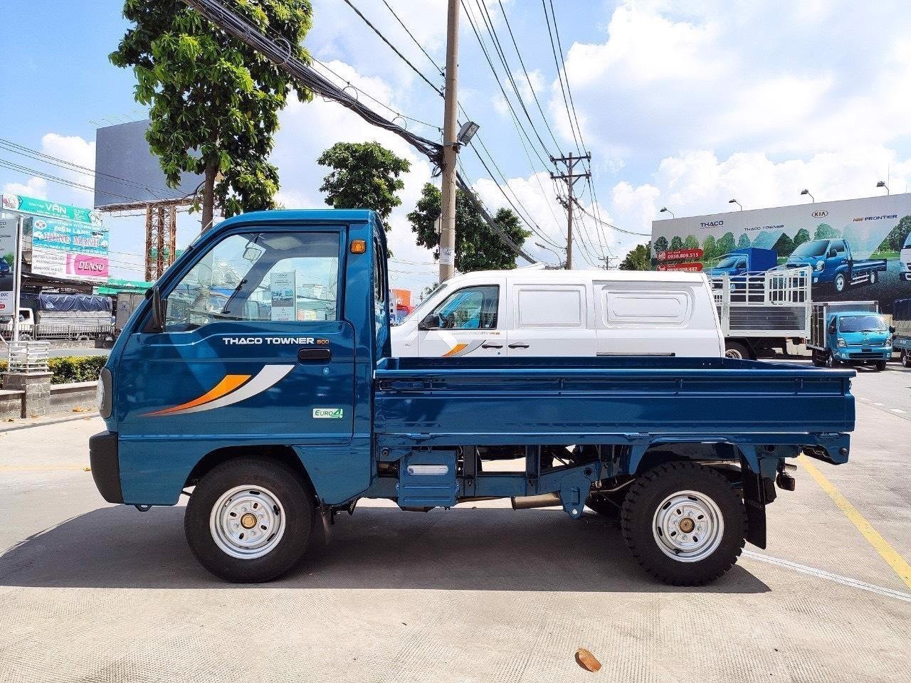 Xe tải Thaco Towner800 990kg thùng lửng